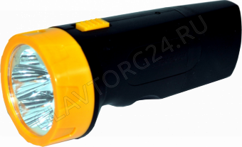 Фонарик Ultra Flash LED3827 5LED чер/жел аккум.