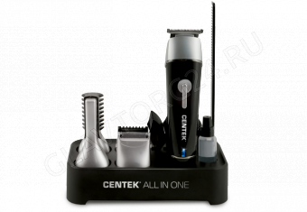 Набор для стрижки CENTEK CT-2132 аккумулятор черный 10пр (борода/усы/нос/уши/брови/для волос)