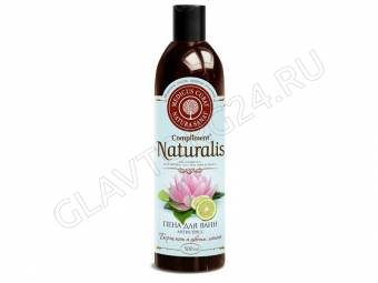 Compliment Naturalis пена для ванн 500мл Согревающая (Мед и липа) , 12 шт