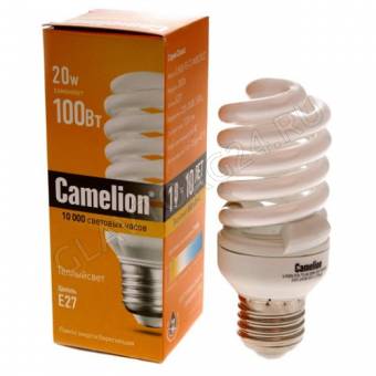 Лампа Camelion LH 20-FS-T2-M/827/E14(25) (тепл)