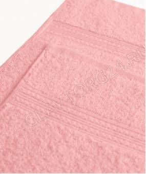Полотенце махровое хлопок 70*140см Маруся розовый персик