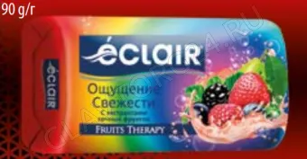 ЕCLAIR Туалетное мыло  90гр "Экстра" Ощущение свежести /72 шт