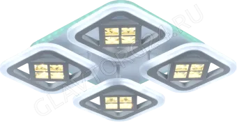 Светильник LED Белый 60+8W 3000-6000K DIMMER ПДУ 405*405*75