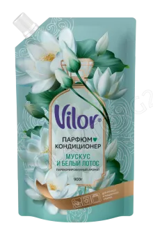 VILOR Парфюм-кондиционер для белья Мускус и Белый лотос, 900 гр/6