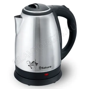 Чайник электрический SAKURA SA-2124 1,2л 1,8кВт нерж.сталь матовый