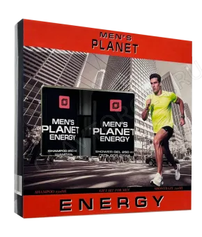 Набор подарочный 011 Men's Planet  NEW ENERGY (Шампунь + Гель д/душа) муж