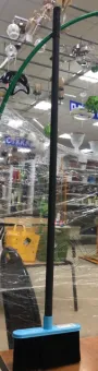 Щетка с высокой ручкой  "Практик" аквамарин