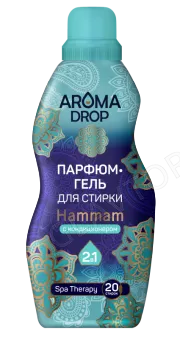 AROMA DROP SPA TERAPY Гель Парфюм для стирки 2 в 1 с кондиционером Hammam, 1000 г/6