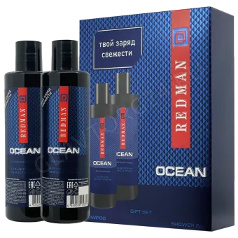 Набор подарочный 581 REDMAN OCEAN (Шампунь 250 + Гель д/душа 250) муж