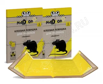 Клеевая ловушка для грызунов "Книжка" 1 шт NADZOR/50