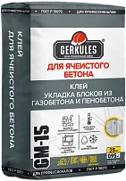 Клей для ячеист.бетона 25кг* 56 GM-15
