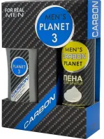 Набор подарочный 572 Men's Planet  Carbon 3  (Шампунь 250 +  Пена д/бритья 200) муж — фото