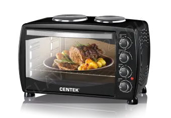 Шкаф жарочный CENTEK CT-1531-42 PLATE 42л 1,6кВт 2 конфорки черный