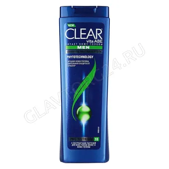 Clear шампунь д/муж.400мл PHYTO TECHNOLOGY для всех типов волос/12