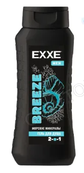 EXXE MEN гель для душа 400 мл 2в1 "Морские минералы" BREEZE/12