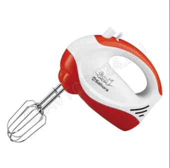 Миксер SAKURA SA-6311A 250Вт 4 насадки бело-оранжевый