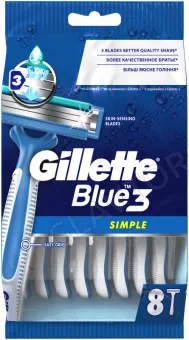 Gillette Blue 3 Simple Набор станков мужских одноразовых 8шт 