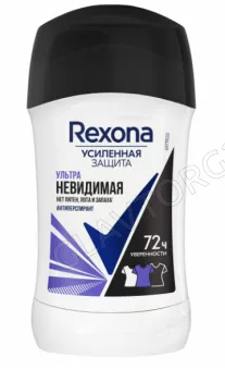 Рексона антиперспирант-стик 40мл жен. Ультраневидимый/6