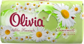 ALVIERO Мыло туалетное твердое "Olivia Allee Francais" 90гр Ромашка / 72 
