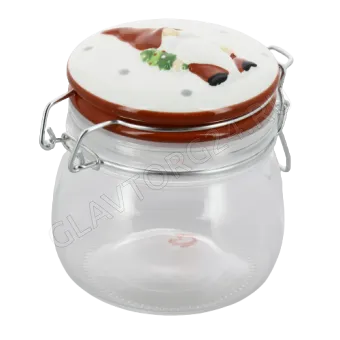 Банка для сыпучих продуктов "Помощник" 500 мл,  11x11 см   6255205