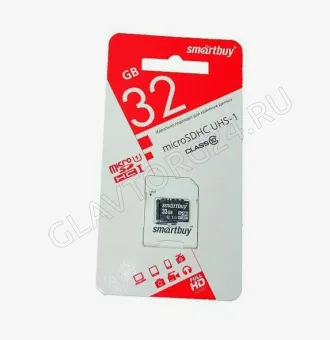 Карта памяти micro SDHC 32Gb SmartBuy Class 10 