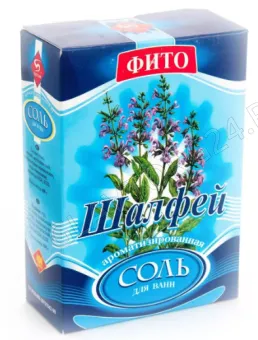 Соль д/ванн Шалфей 400г/32шт Бийск