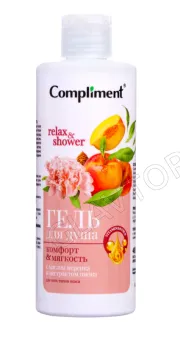 Compliment Гель для душа Комфорт и Мягкость, 400мл/12шт