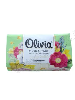 ALVIERO Мыло туалетное твердое 140гр "Olivia Flora Care"Vintagae Garden 48 шт/ уп