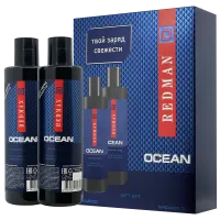 Набор подарочный 581 REDMAN OCEAN (Шампунь 250 + Гель д/душа 250) муж — фото