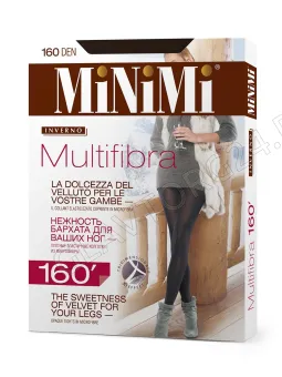 Колготки женские MINIMI MULTIFIBRA 160den 2/S nero полиамид, эластан