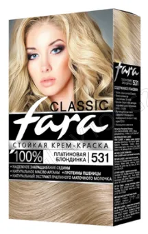 Русс.К.FARA Classic Краска д/волос 531 Платиновая блондинка