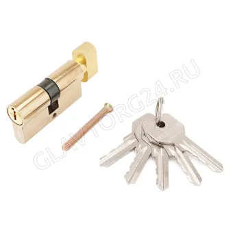 Цилиндровый механизм СТАНДАРТ для замков 103/50,132/50 кл/кл GP латунь 70мм 5 кл. (12)