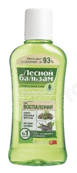 Лесной  бальзам Ополаскиватель д/полости рта Кедровый орех/Шалфей 400мл/12