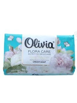 ALVIERO Мыло туалетное твердое 140гр "Olivia Flora Care" Rose Blossom/ 48 шт/ уп