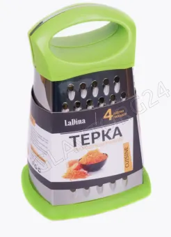 Терка LaDina 4 плоскости, пластмас. руч. (22см) 4000100-10/72/36