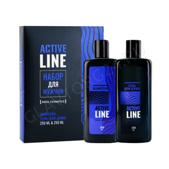 Набор подарочный  ACTIVE LINE для мужчин (гель д/д 250мл+шампунь 250мл)