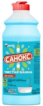 Санокс-Чистая ванна 500мл средство д/сантехники/15