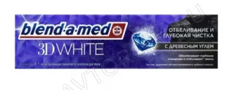 Бленд-а-мед зубная паста 100мл 3D White Отбеливание и глубокая чистка с Древесным углем