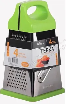 Терка LaDina 4 плоскости, пластмас. руч. (23см) №4000100-6 /36/12