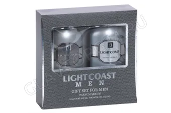 Набор подарочный  LIGHT COAST 21.21 MEN 322 (Шампунь + Гель д/душа) муж 