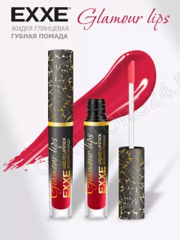 EXXE Жидкая губная помада Glamour lips 03 «Роскошный красный» (3 мл)