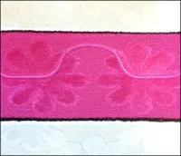 Коврик для ванной  50*80см+50*40см  2 предмета TL- 85 розовый