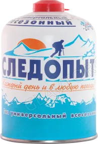 Газ для портативных плит СЛЕДОПЫТ/РОССИЯ 450гр всесезонный (12шт)