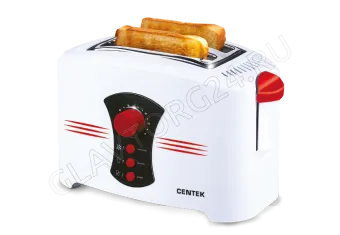 Тостер CENTEK CT-1426 800Вт пластик белый