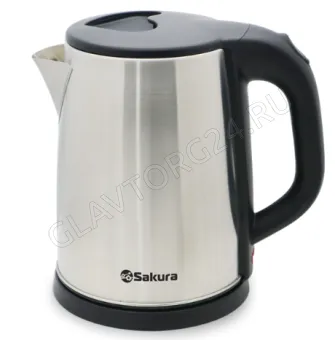 Чайник электрический SAKURA SA-2149 2л 1,8кВт нерж.сталь 