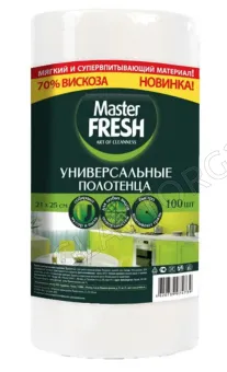 Мастер Фреш Полотенца в рулоне универсальные соты 100 шт. 20*25см/12