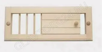 Вентиляционная решетка с задвижкой 330х120 термо