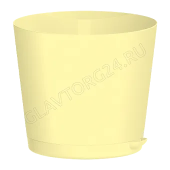 Горшок для цветов Easy Grow D 200 с прикорневым поливом 4 л Нежная ромашка