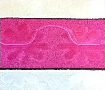 Коврик для ванной  50*80см+50*40см  2 предмета TL- 85 розовый