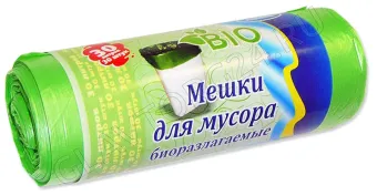 Мешки для мусора 30л*30шт биоразлагаемые 6мкм/60шт Антелла